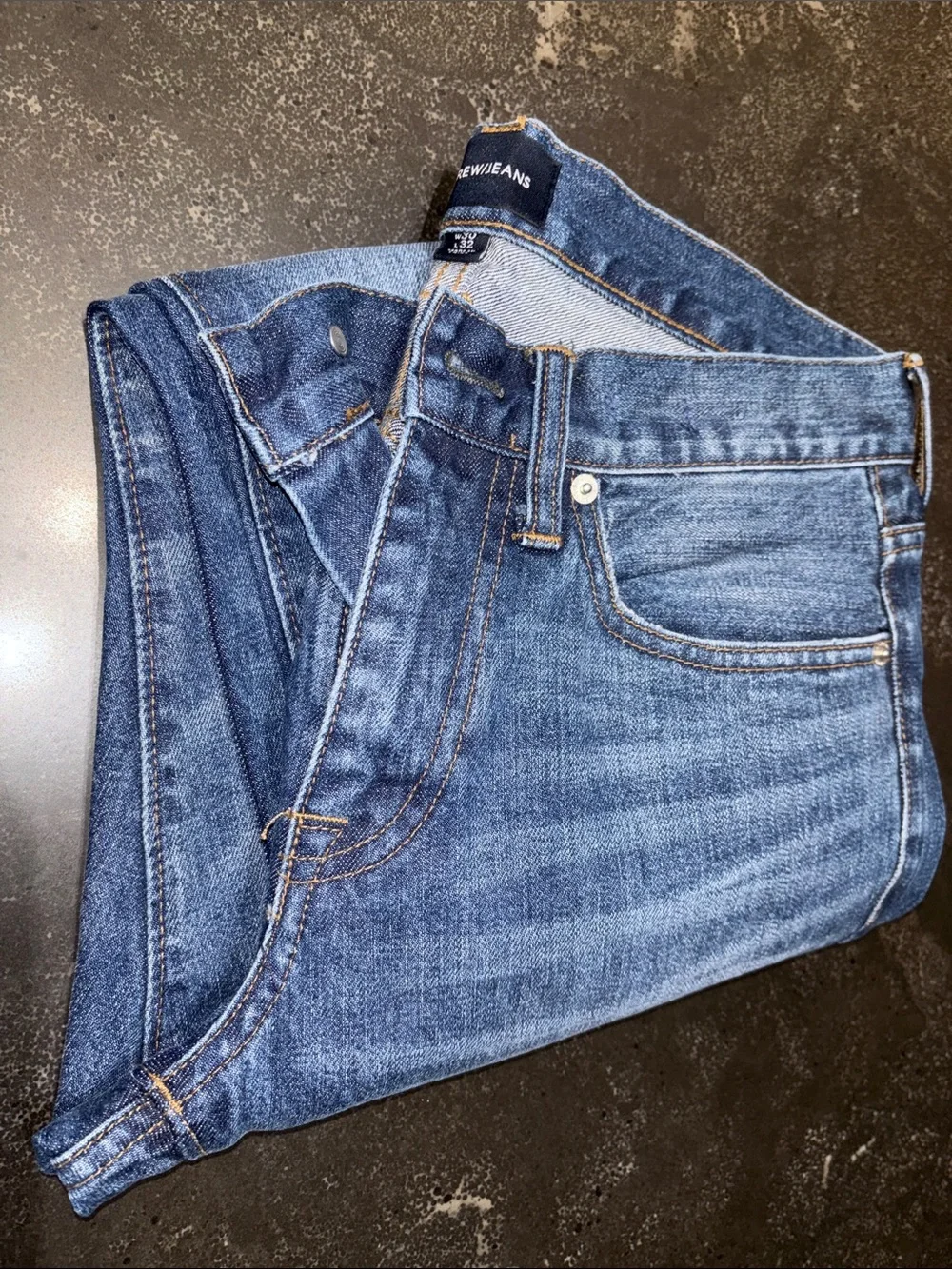 J. Crew Slim Straight Blue Denim Jeans